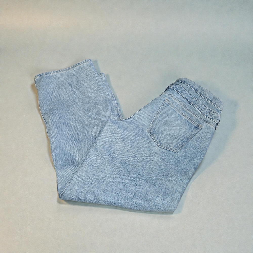 Abercrombie & Fitch Light Blue Flare Wide Leg Jeans